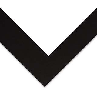Blick Black Core Pre-Cut Mat - 11" x 14" w/ 7-1/2" x 9-1/2" opening