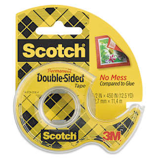 Scotch Permanent Double-Sided Tape - 1/2" x 450"