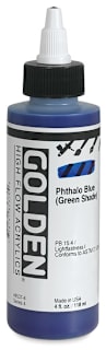 Golden High Flow Acrylics - Phthalo Blue (Green Shade) 4 oz bottle
