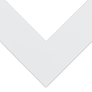 Blick Pre-Cut Mat - Manor White, 8" x 10" (3-3/4" x 5-3/4" Opening)