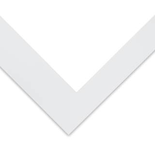 Blick Pre-Cut Mat - Manor White, 18" x 24" (13-1/2" x 17-1/2" Opening)