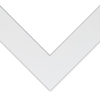 Blick Pre-Cut Mat Single - Manor White, 9" x 12" (5-1/2" x 8-1/2" Opening)