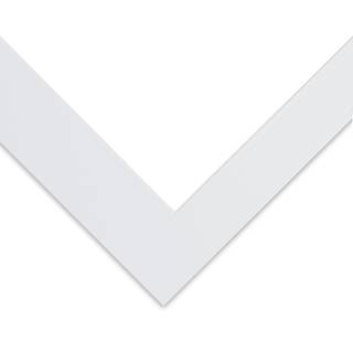 Blick Pre-Cut Mat - Manor White, 12" x 16" (8-1/2" x 11-1/2" Opening)