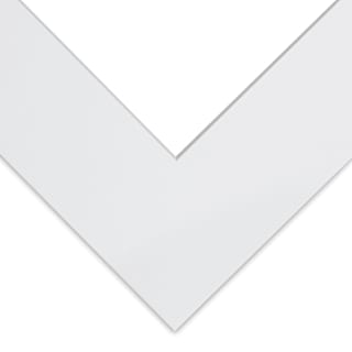 Blick Pre-Cut Mat - Manor White, 8" x 8" (3-3/4" x 3-3/4" Opening)