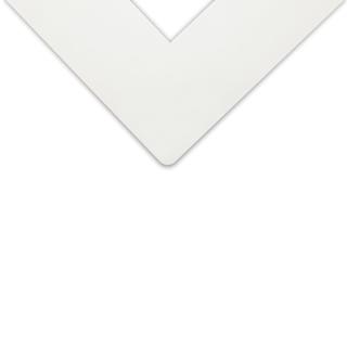 Crescent Berkeley Cream Core Matboard - 32" x 40", Brilliant White
