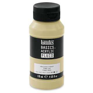 Liquitex Basics Acrylic Fluid Paint - Unbleached Titanium, 118 ml