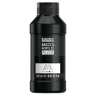 Liquitex Basics Acrylic Fluid Paint - Mars Black, 250 ml