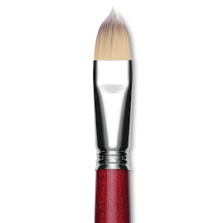 Escoda Opera Takatsu Synthetic Brush - Filbert, Long Handle, Size 20
