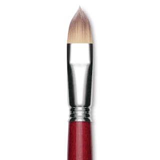 Escoda Opera Takatsu Synthetic Brush - Filbert, Long Handle, Size 18