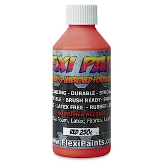 Flexi Paint Waterbased Flexible Cosplay Paint - Red, 250 g (0.55 lb)