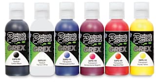 Grex Private Stock Airbrush Base Modifier - Primary Colors, Set of 6, 2 oz