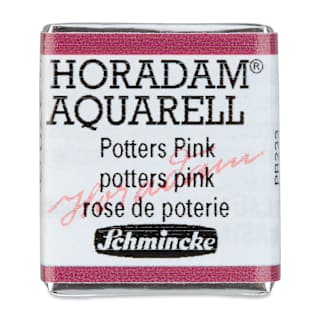 Schmincke Horadam Aquarell Artist Watercolor - Potter's Pink, Half Pan