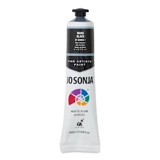 Jo Sonja's Artist Acrylic - Mars Black, 2.5 oz tube