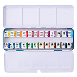 Niji Artist Watercolor Pan Set - Studio, Set of 24