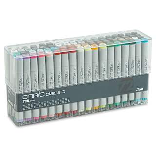 Copic Classic Marker - Set of 72, Set B Design Values