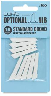 Copic Replacement Nibs - For Copic Classic, Standard Broad, Set of 10