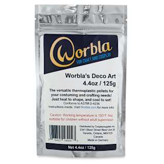Worbla Deco Art Moldable Plastic Pellets - 4.4 oz