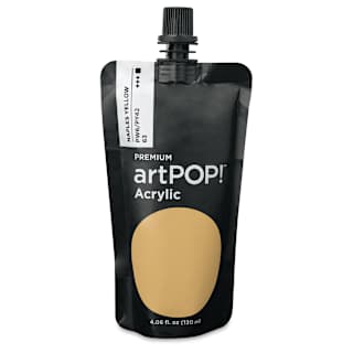artPOP! Heavy Body Acrylic Paint - Naples Yellow, 120 ml Pouch