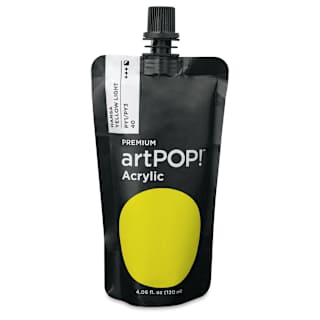 artPOP! Heavy Body Acrylic Paint - Hansa Yellow Light, 120 ml Pouch