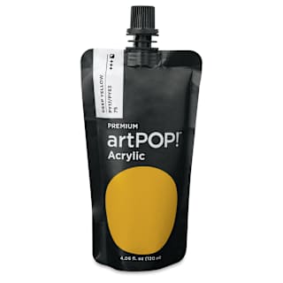 artPOP! Heavy Body Acrylic Paint - Deep Yellow, 120 ml Pouch
