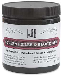 Jacquard Screen Filler and Block Out - 8 oz