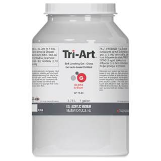Tri-Art Self-Leveling Gel Medium - Gloss, 3.78 L