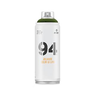 MTN 94 Spray Paint - Borneo Green, 400 ml can