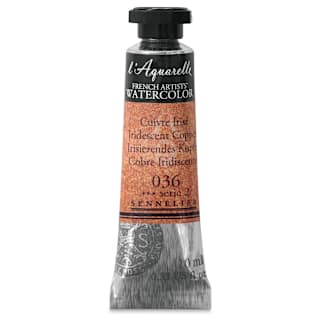 Sennelier French Artists' Watercolor - Iridescent Copper, 10 ml Tube