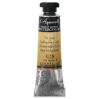 Sennelier French Artists' Watercolor - Iridescent Gold, 10 ml Tube