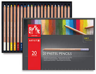 Caran d'Ache Pastel Pencil Set - Set of 20, Assorted Colors