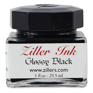 Ziller Ink - Glossy Black, 1 oz