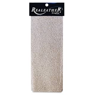 Realeather Metallic Leather Trim - Silver, 9" x 3"