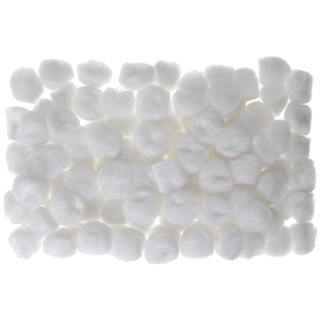 Creativity Street Pom Pons - 1", White, Pkg of 100