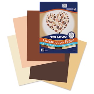 Pacon Tru-Ray Construction Paper - 9" x 12", Shades of Me, 50 Sheets