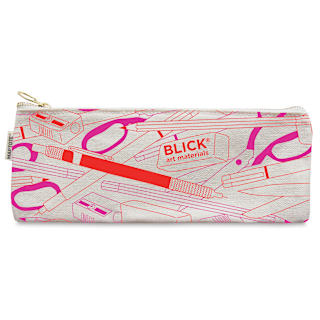 Blick Pencil Pouch by Maptote - Red and Pink