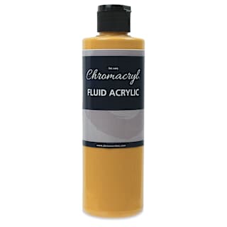 Chromacryl Fluid Acrylic - Yellow Oxide, 250 ml