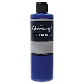 Chromacryl Fluid Acrylic - Cool Blue, 250 ml
