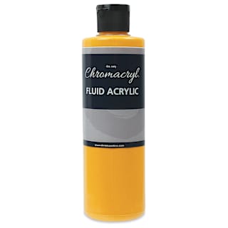 Chromacryl Fluid Acrylic - Warm Yellow, 250 ml