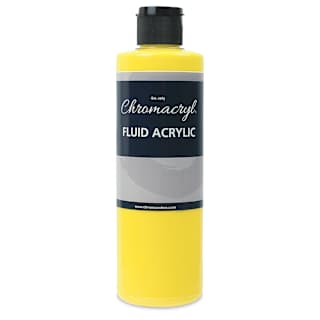 Chromacryl Fluid Acrylic - Cool Yellow, 250 ml