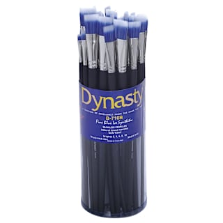 Dynasty Blue Ice Brush Canister - Brights, Set of 50
