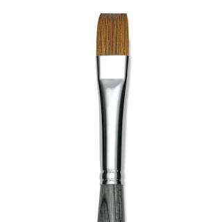 Da Vinci Colineo Synthetic Kolinsky Sable Brush - Flat, Size 12, Short Handle