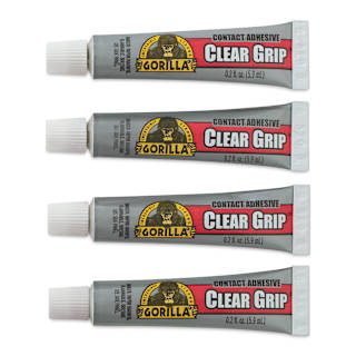 Gorilla Clear Grip Glue - Set of 4, 0.2 oz each