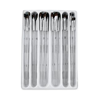 Royal & Langnickel Clear Choice Soft Natural Hair Brushes Value Set - Flats, 24 Pieces - Flats, 24 Pieces
