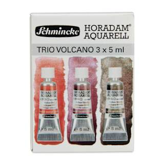 Schmincke Horadam Aquarell Artist Watercolor - Volcano, Supergranulation, Set of 3, 5 ml, Tubes