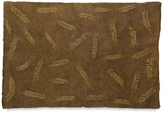 Sunwashed Lokta Paper - 20" x 30", Gold/Brown