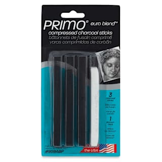 General's Primo Euro Blend Compressed Charcoal Sticks - Pkg of 4