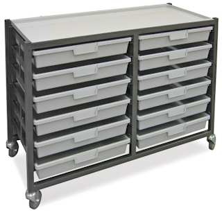 Hann Mobile Tote Tray Cart