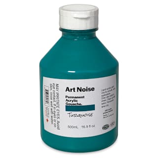 Tri-Art Art Noise Permanent Acrylic Gouache - Turquoise, 500 ml, Bottle