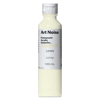 Tri-Art Art Noise Permanent Acrylic Gouache - Ivory, 120 ml, Bottle
