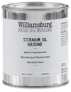 Williamsburg Artist Oil Medium - 32 oz, Titanium Oil